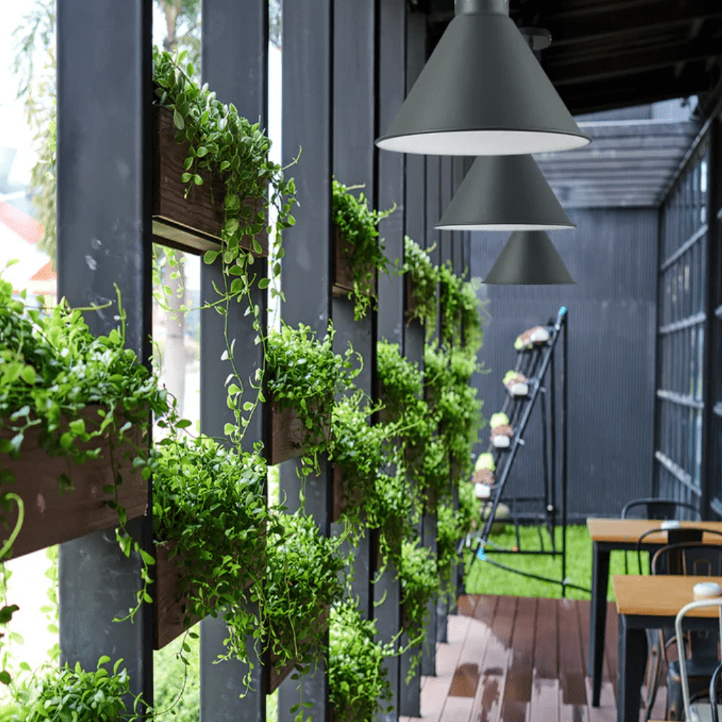 TKLD Pendant & Chandeliers Sleek Industrial Cone Dark Pewter Pendant Light