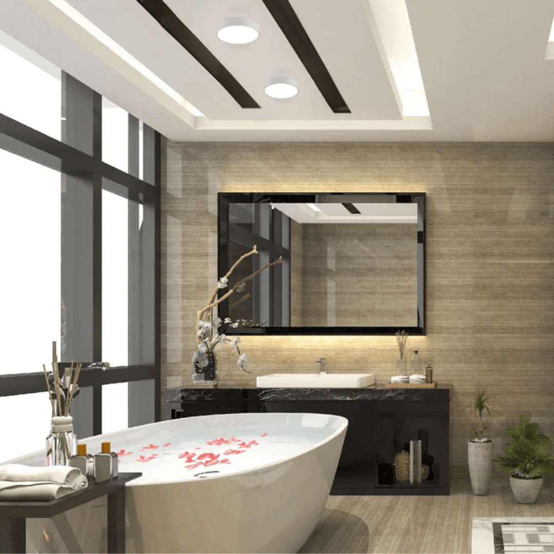 TKLD Wall & Sconce Lights Sleek LED Bulkhead Light Ceiling Wall Interior Exterior - 24W