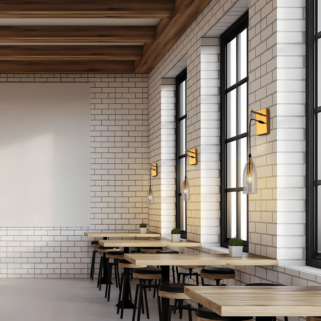 TKLD Wall & Sconce Lights Snowdrop Clear Glass Gold Metal Pendant Wall Light - 40W