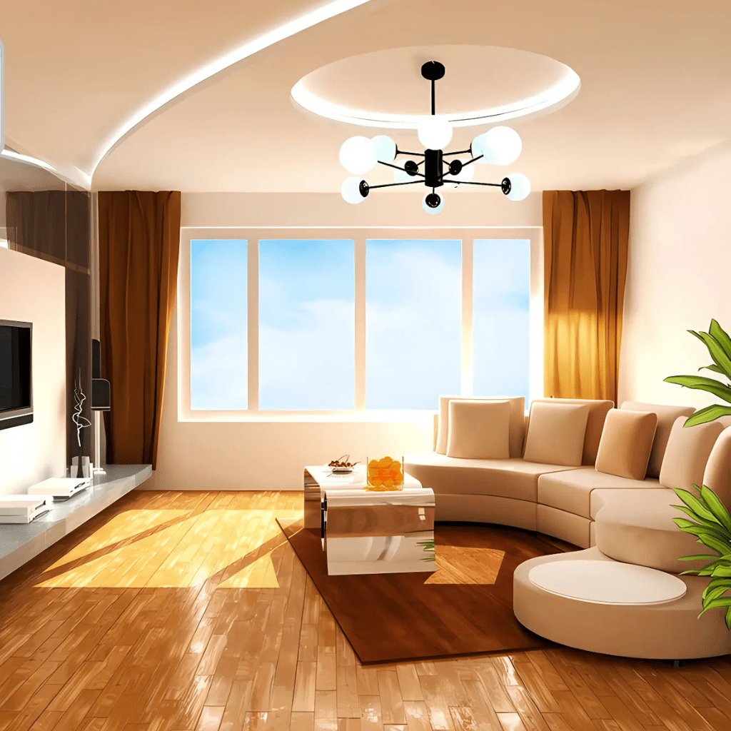 TKLD Pendant & Chandeliers Snowflake Opal Globe Glass Black Body Ceiling Light E27 - 10 Lamps