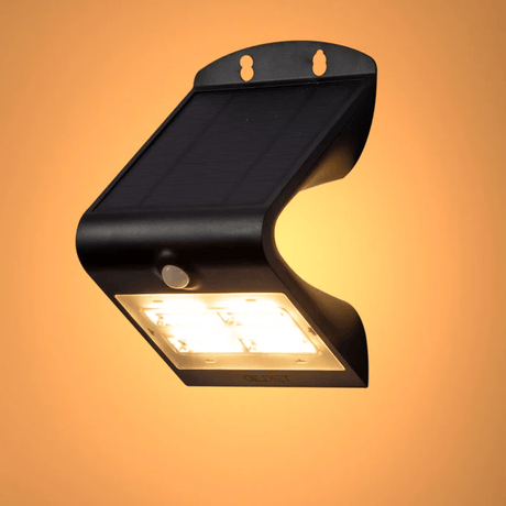 TKLD Wall & Sconce Lights Solar Black LED Butterfly Wall Light - 3.2W