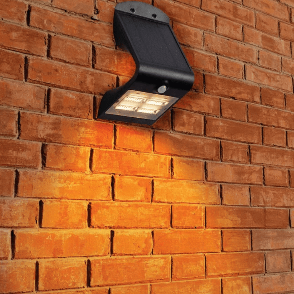 TKLD Wall & Sconce Lights Solar Black LED Butterfly Wall Light - 3.2W