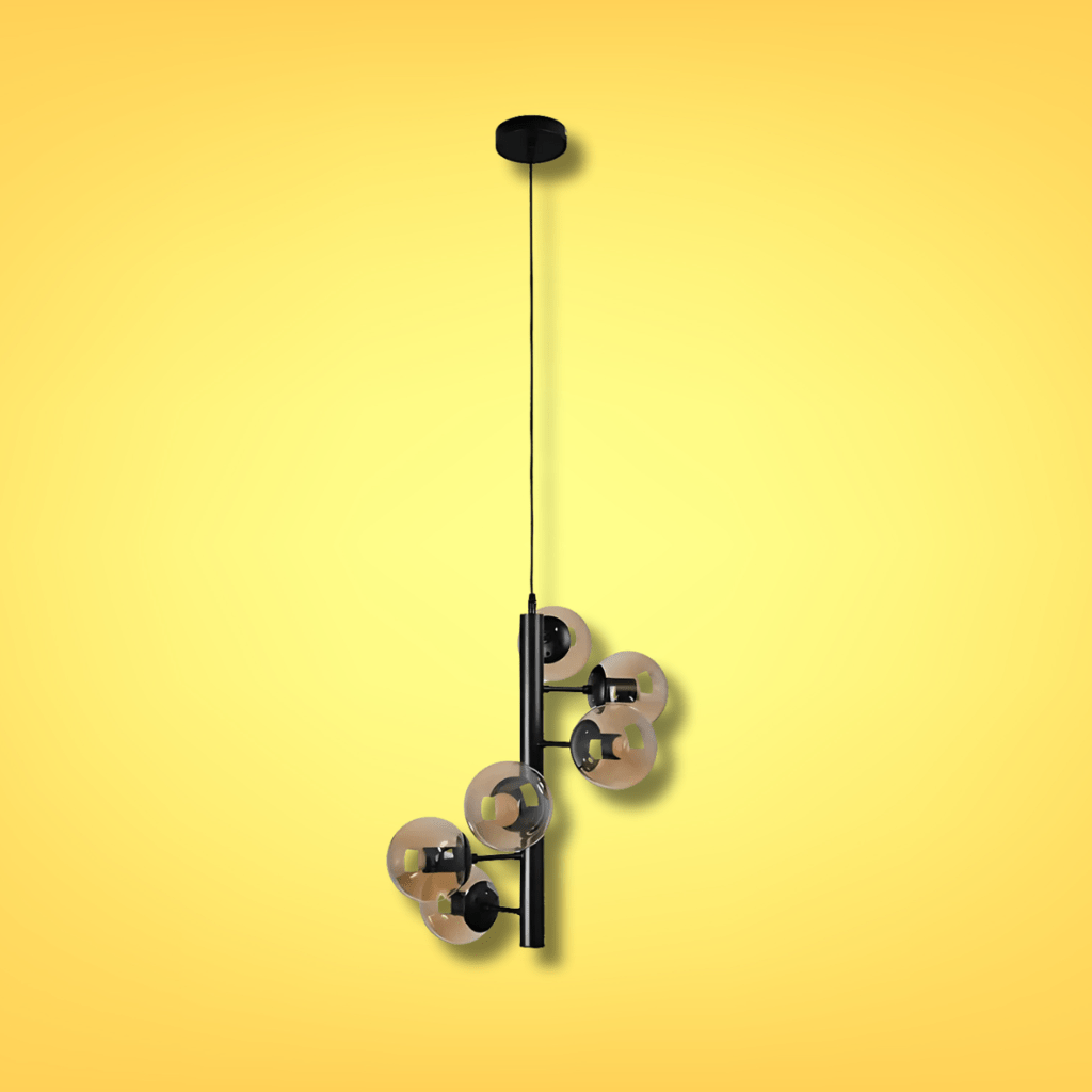 TKLD Pendant & Chandeliers Spiral Globe Glass Modern Sputnik Pendant Ceiling Chandelier Light E27