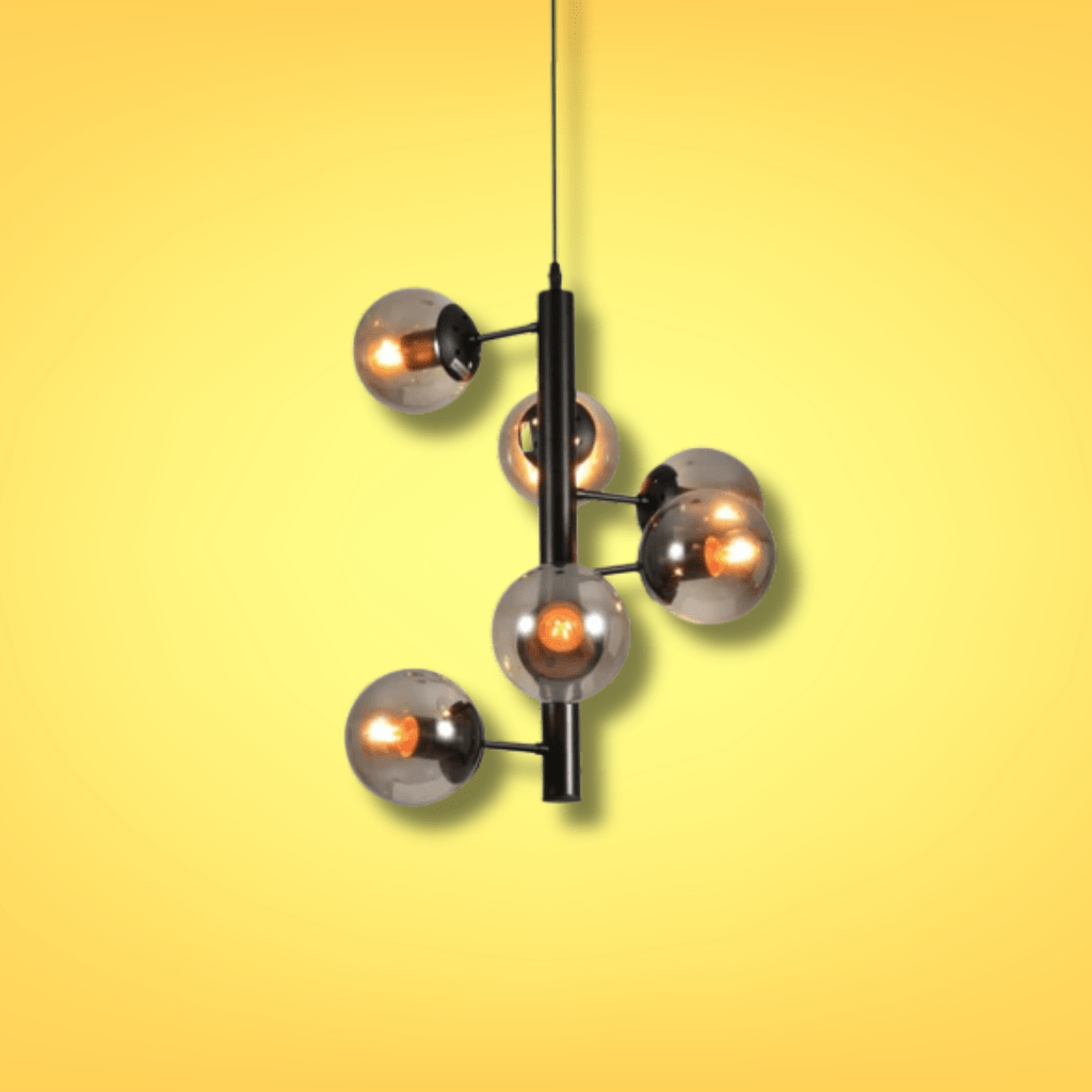 TKLD Pendant & Chandeliers Spiral Globe Glass Modern Sputnik Pendant Ceiling Chandelier Light E27