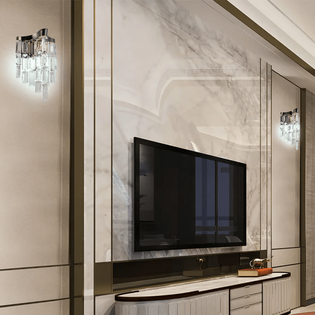 TKLD Pendant & Chandeliers Star Crystal Chandelier Wall Light - 40W