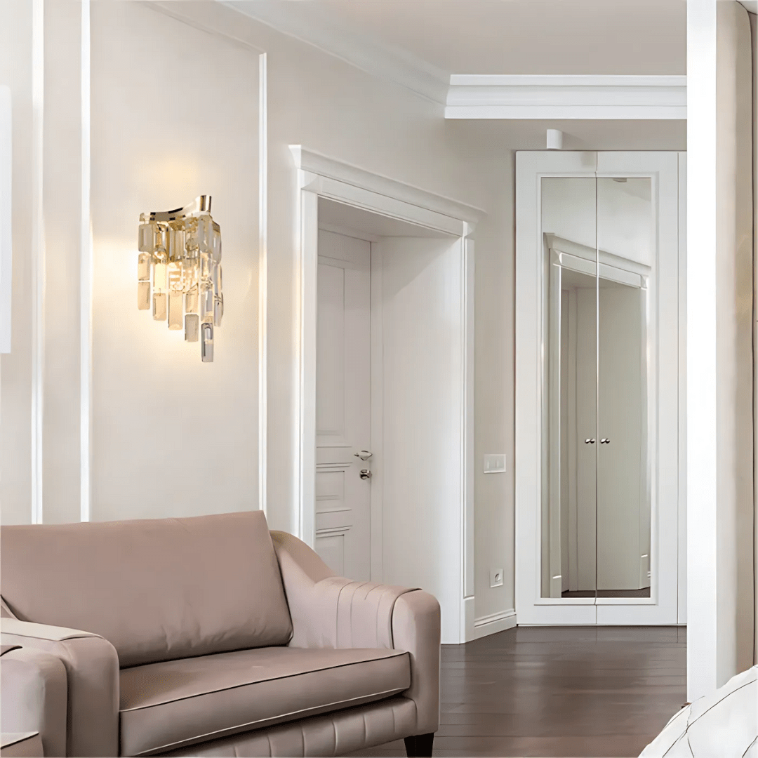 TKLD Pendant & Chandeliers Star Crystal Chandelier Wall Light - 40W