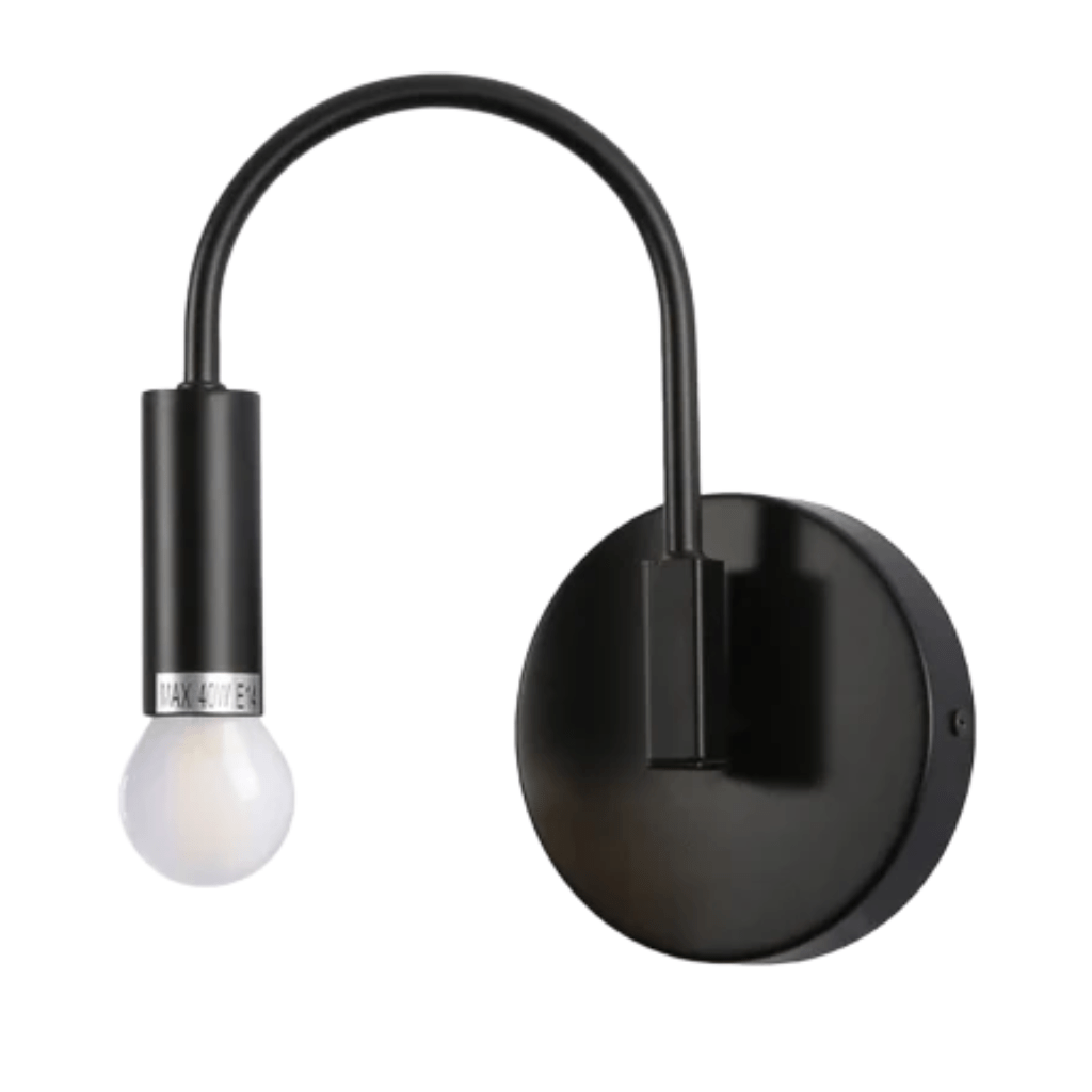 TKLD Wall & Sconce Lights Swan Black or White Wall Light E14 Fitting