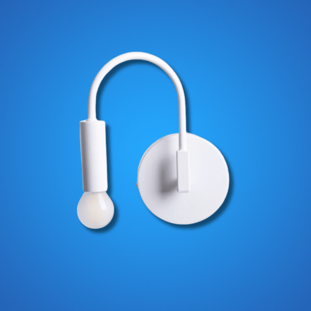 TKLD Wall & Sconce Lights Swan Black or White Wall Light E14 Fitting