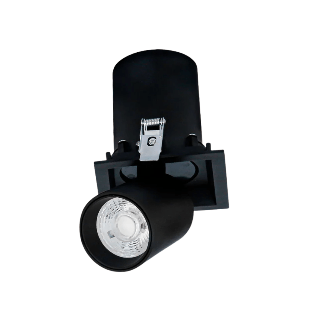 TKLD Ceiling Lights Telescopic Black Swivel Tilt Adjustable LED Ceiling Light - 20W