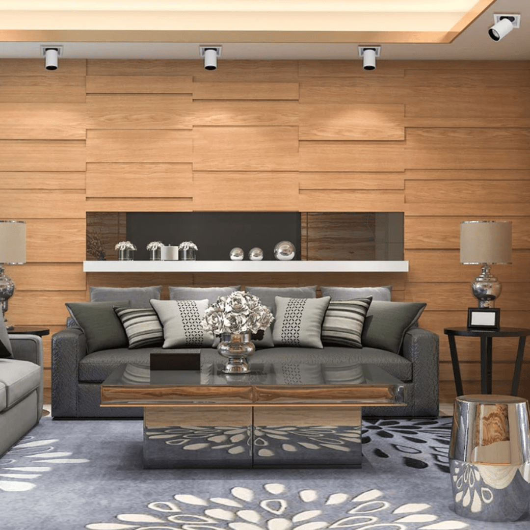 TKLD Ceiling Lights Telescopic White Swivel Tilt Adjustable LED Ceiling Light - 20W