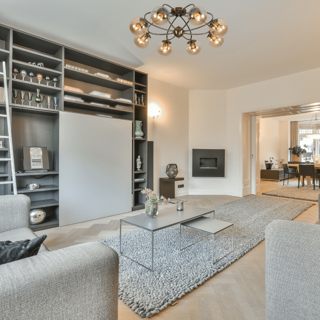 TKLD Ceiling Lights Textured Amber 8 Lamp Globe Semi Flush Ceiling Light - 40W