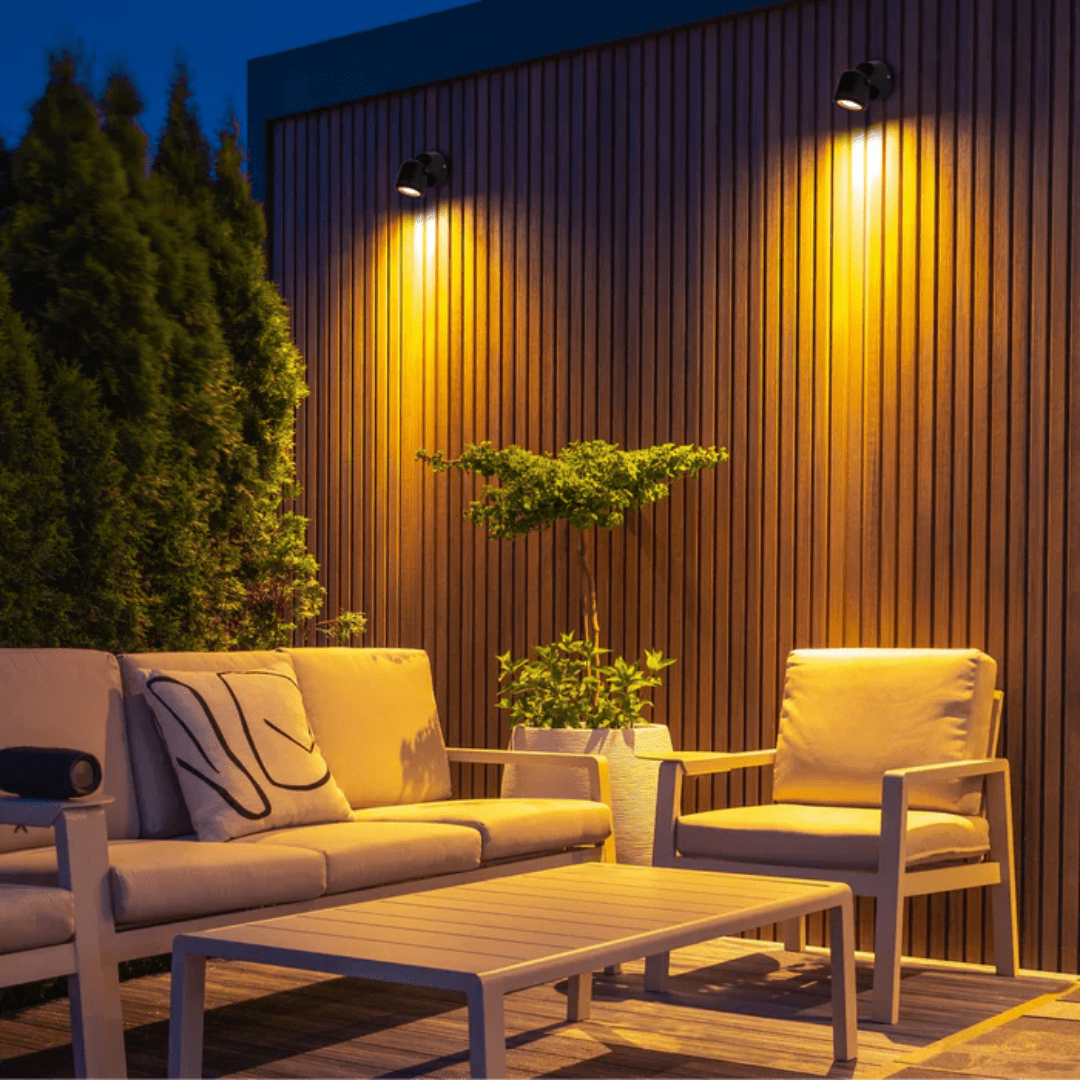 TKLD Wall & Sconce Lights Tiltable Black Outdoor Wall Light - GU10