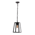 TKLD Pendant & Chandeliers Trapezoidal Matt Black Clear Glass E27 Pendant Ceiling Light Lamp - 60W