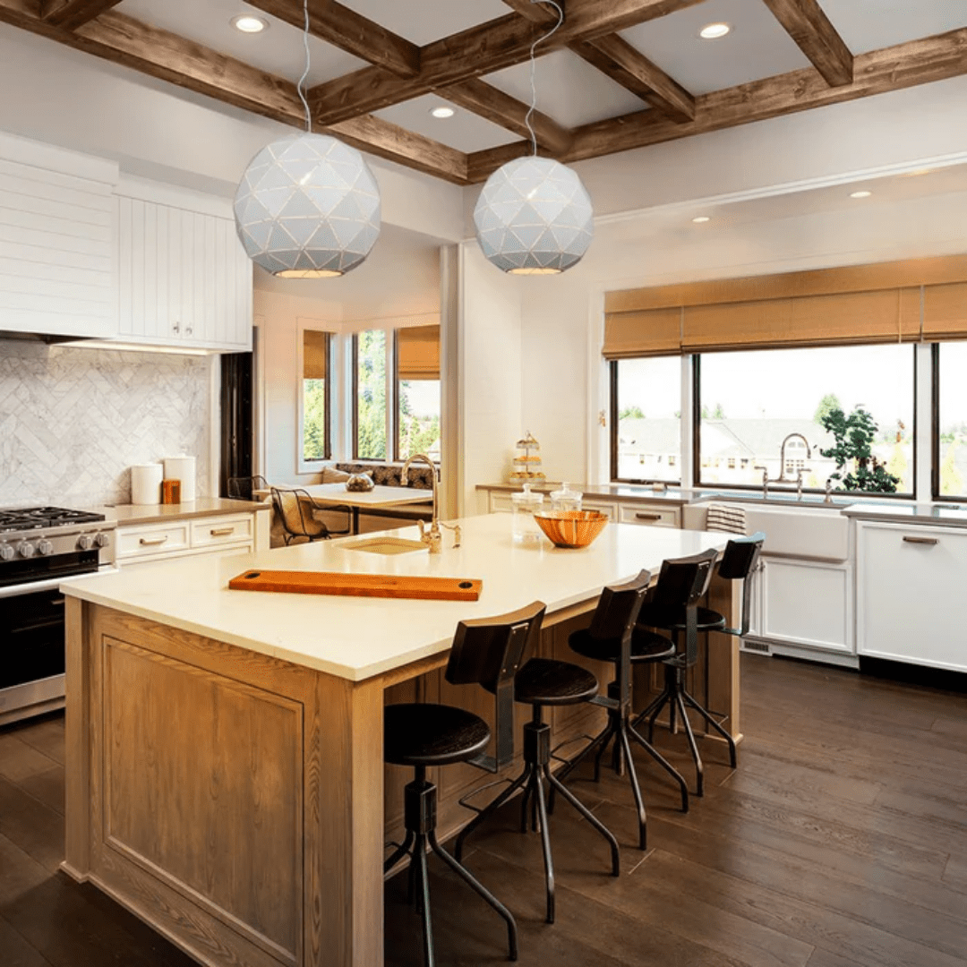 TKLD Pendant & Chandeliers Triangle White Pattern Metal Laser Pendant Ceiling Light - 40W