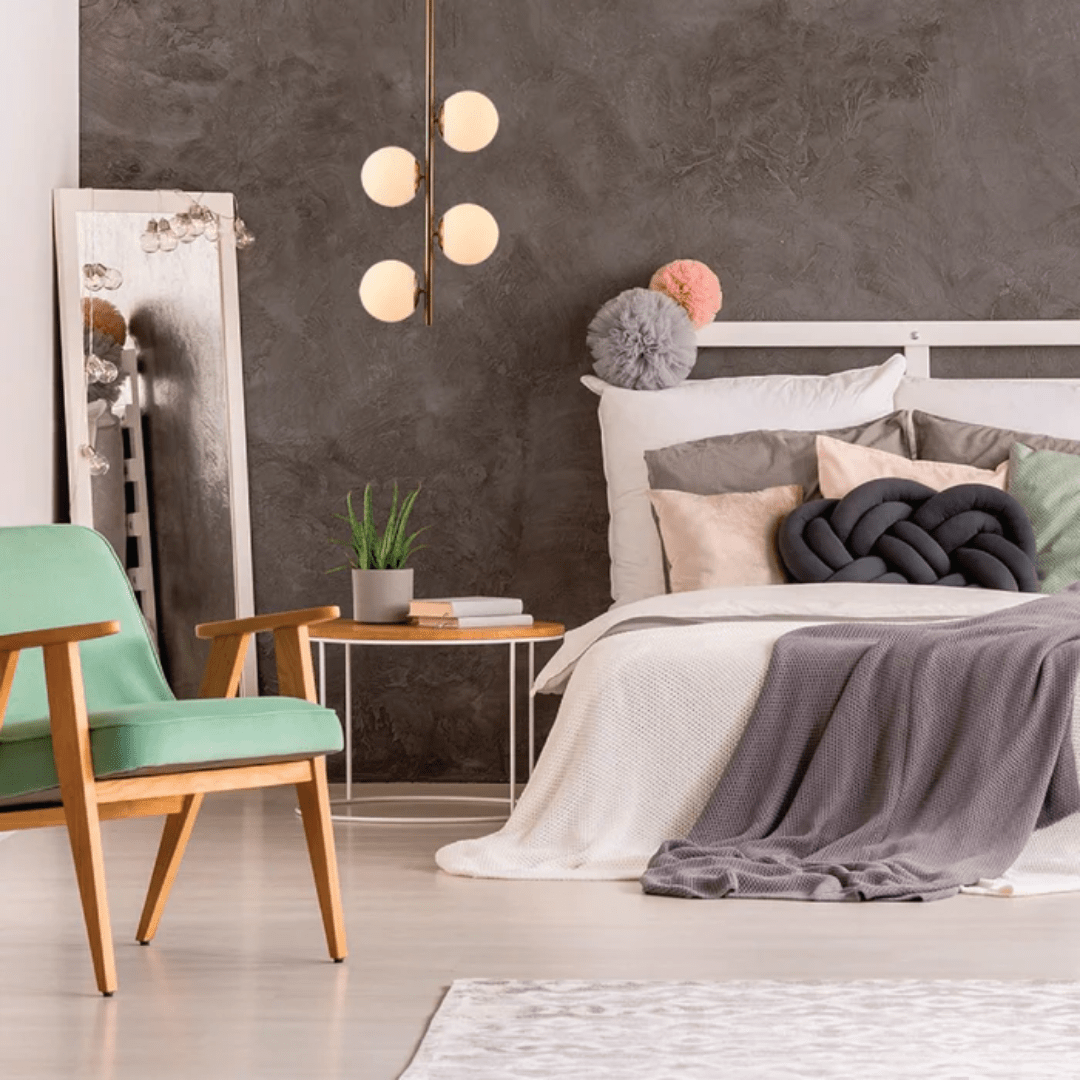 TKLD Ceiling Lights Vertical Opal 6 Opposite Lamps Glass Globes Gold Metal Body Ceiling Light - 40W