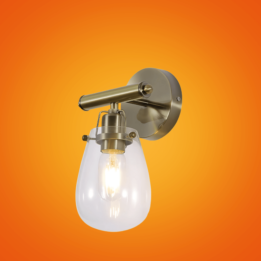 TKLD Wall & Sconce Lights Vintage Antique Brass Industrial Wall Light - 40W