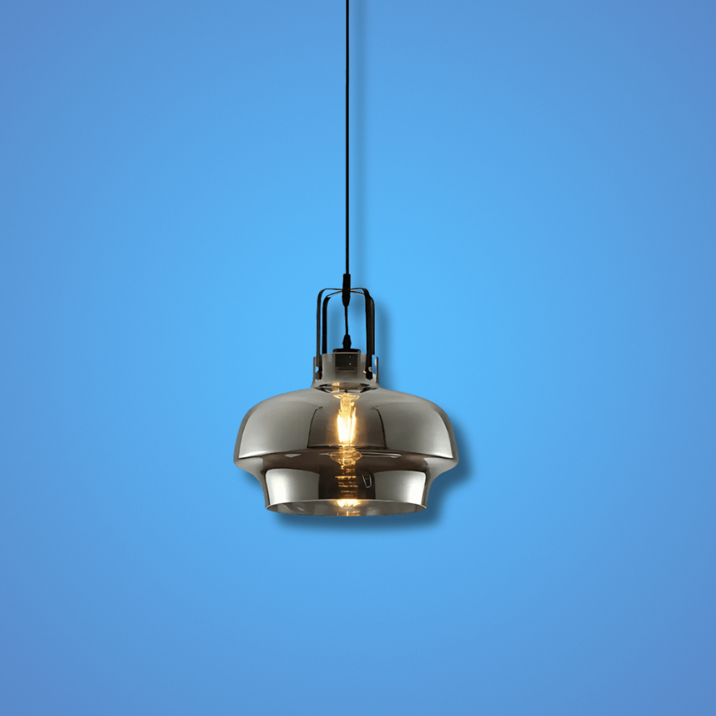 TKLD Pendant & Chandeliers Vintage Industrial Japanese Smoky Gaslight Minimalist Glass Pendant Light - D240mm/D330mm