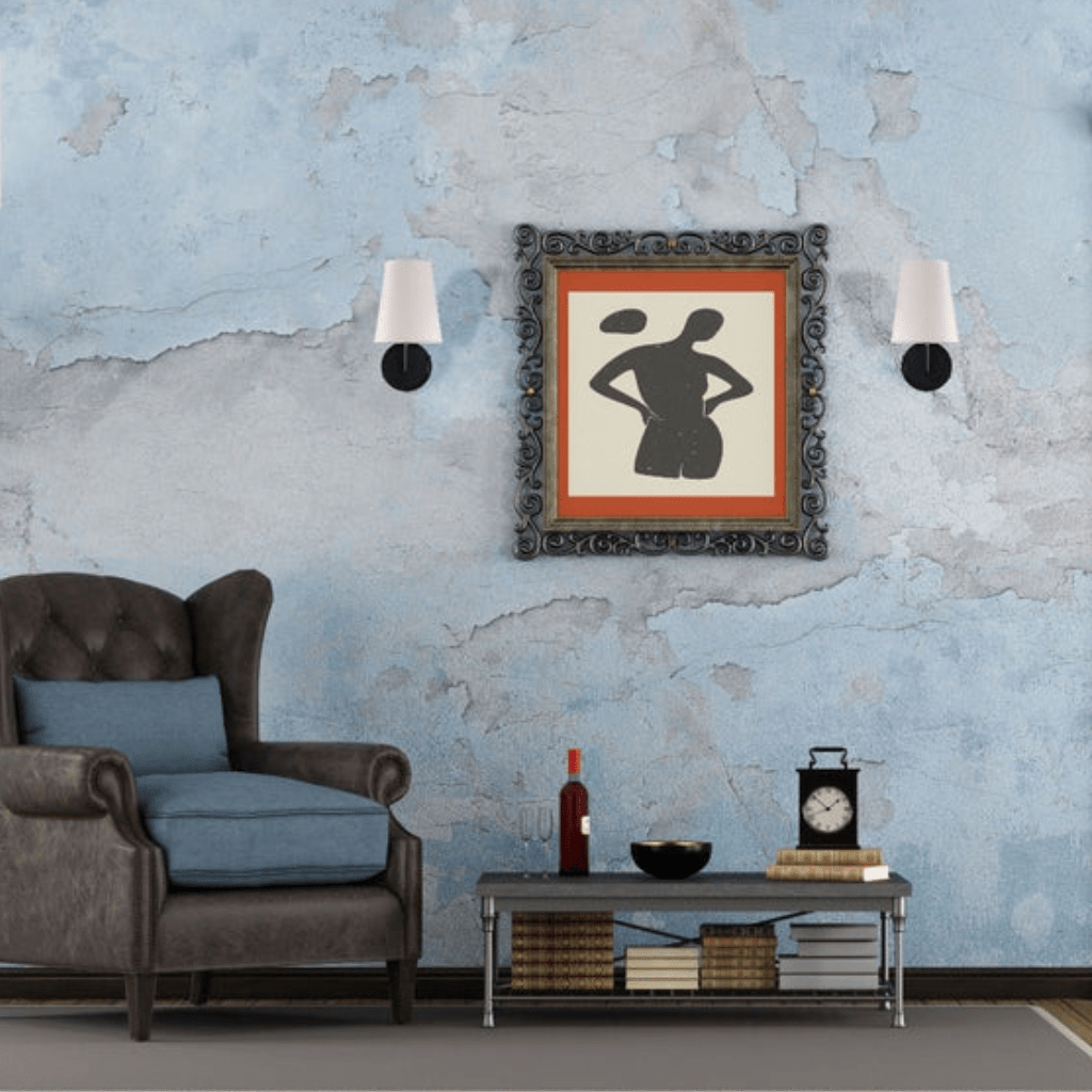 TKLD Wall & Sconce Lights White Fabric Black Metal Body Wall Light E14 Fitting