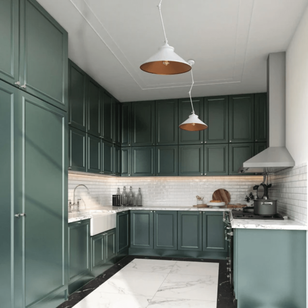 TKLD Pendant & Chandeliers White Metal Hinged Funnel Pendant Ceiling Light E27