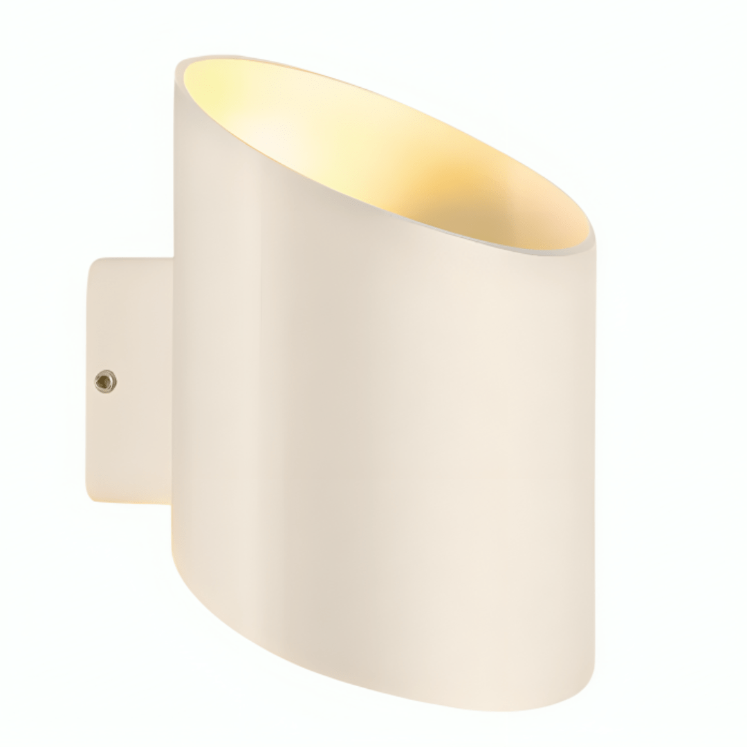TKLD Wall & Sconce Lights White Oblique Cylinder Up & Down Outdoor Modern LED Wall Light - 2 x 3W