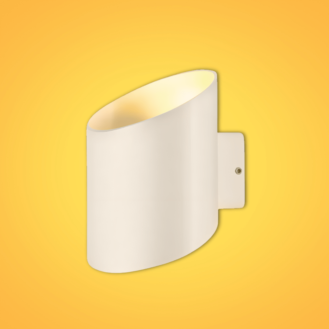 TKLD Wall & Sconce Lights White Oblique Cylinder Up & Down Outdoor Modern LED Wall Light - 2 x 3W