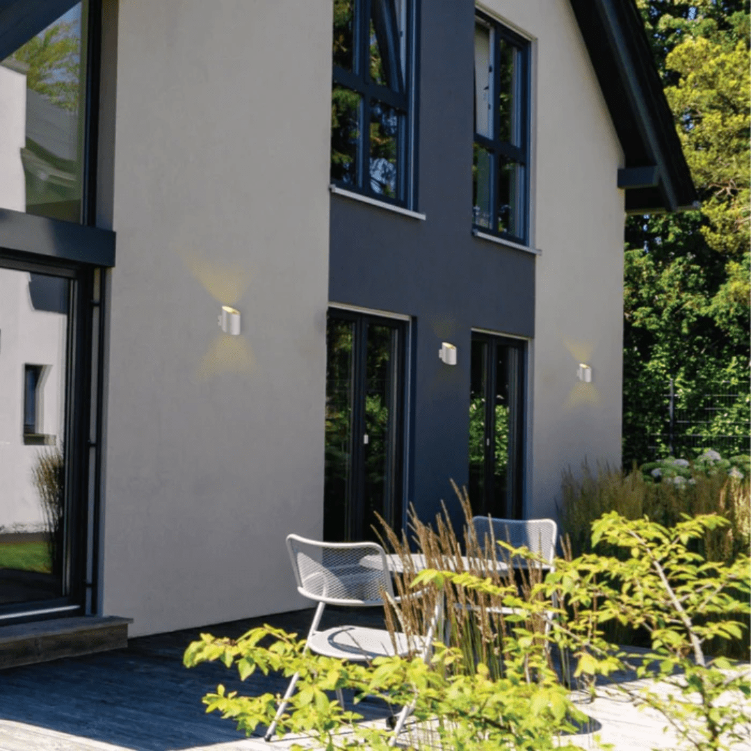 TKLD Wall & Sconce Lights White Oblique Cylinder Up & Down Outdoor Modern LED Wall Light - 2 x 3W