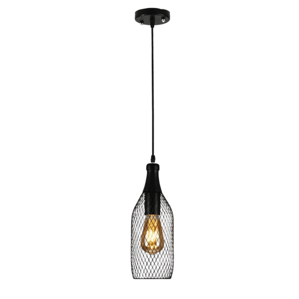 TKLD Pendant & Chandeliers Wire Mesh Industrial Dome Pendant Ceiling Light E27 - Petite/Grand