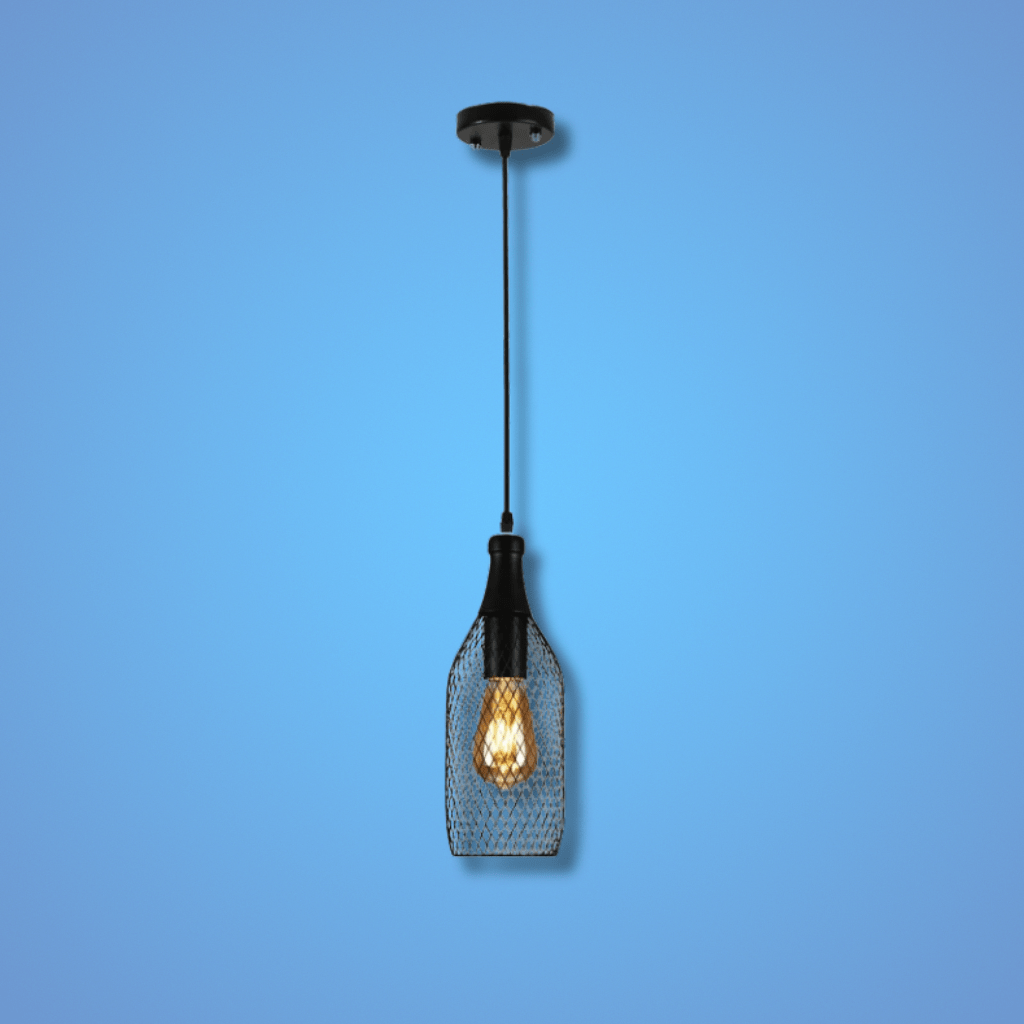 TKLD Pendant & Chandeliers Wire Mesh Industrial Dome Pendant Ceiling Light E27 - Petite/Grand