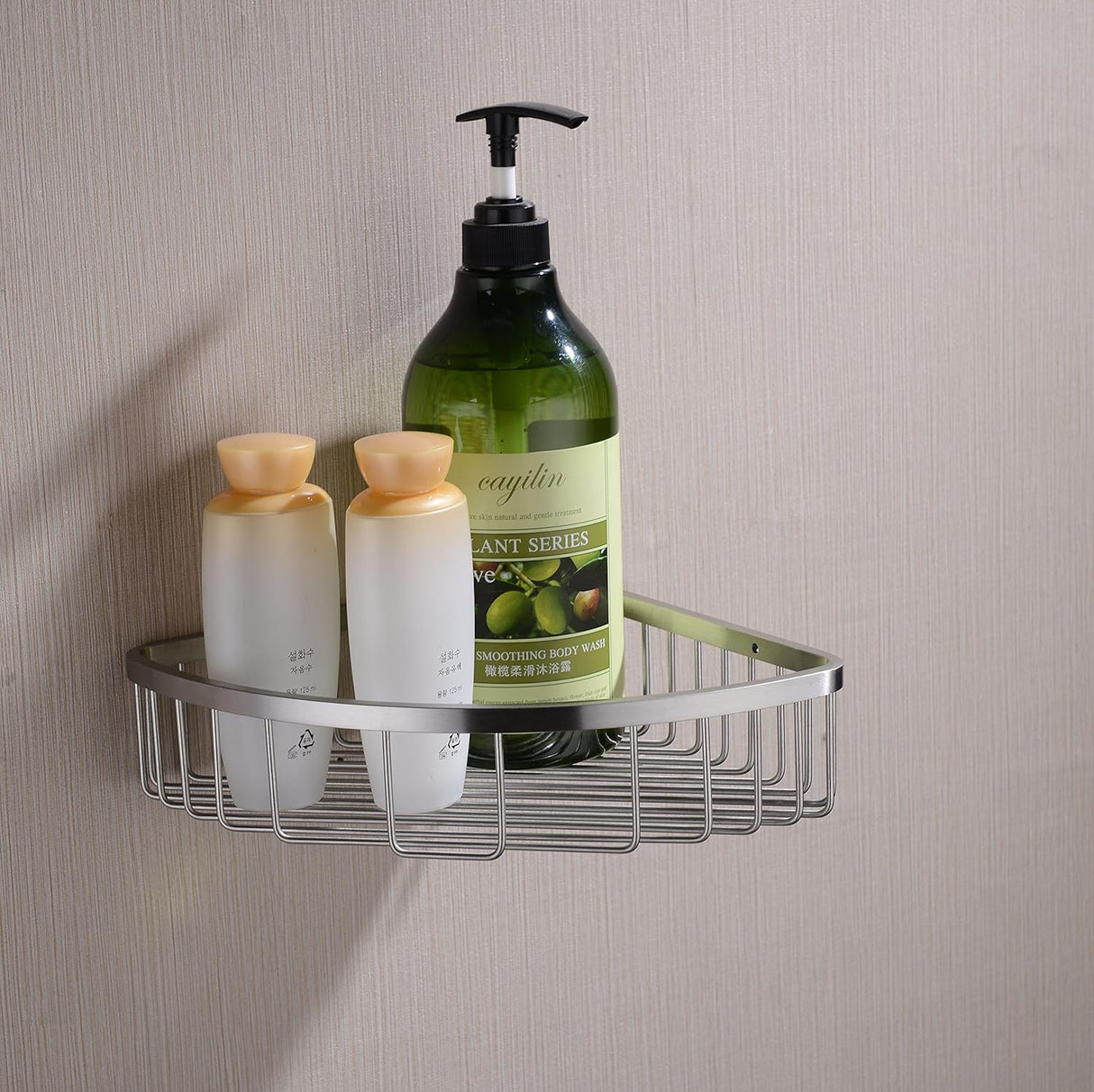 Toplight Bathroom Accessories Bathroom Stainless Steel Corner Shower Caddy Basket - L1000-03B