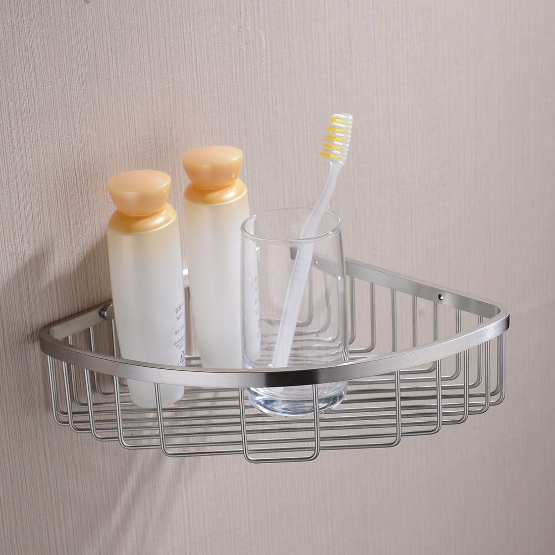 Toplight Bathroom Accessories Bathroom Stainless Steel Corner Shower Caddy Basket - L1000-03B