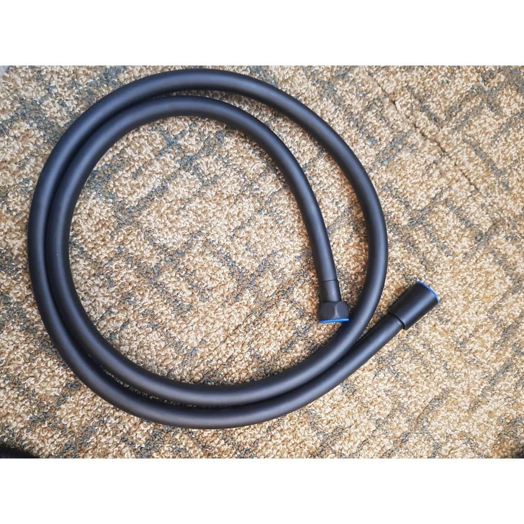 Toplight Bathroom Accessories PVC Flexible Black Shower Hose 1.5m - L01006LSB