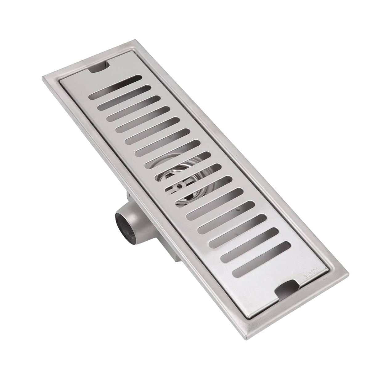 Toplight Bathroom Accessories Stainless Steel Rectangular 12" Shower Floor Drain - S05010BN