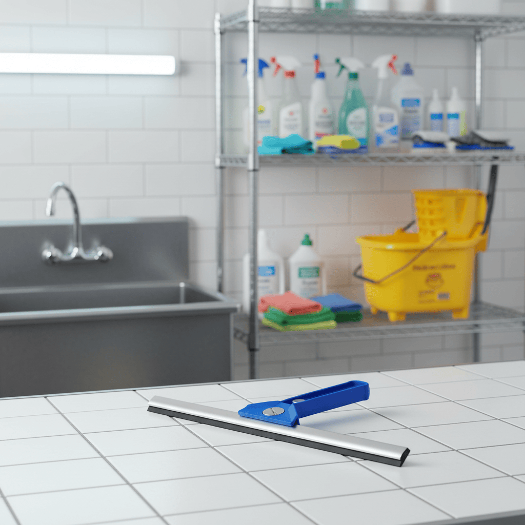 Topmop Cleaning Tools & Accessories Topmop Adjustable Aluminium Window Squeegee with Pivoting Head | 25cm - 45cm