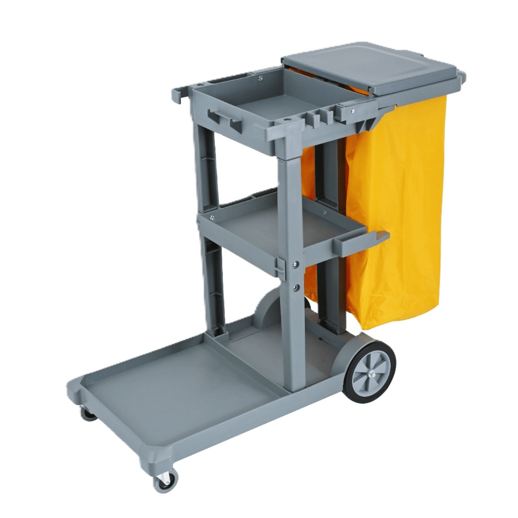 Topmop Cleaning Tools & Accessories Topmop Commercial Janitorial Cleaning Cart with Cover - D-011-1B