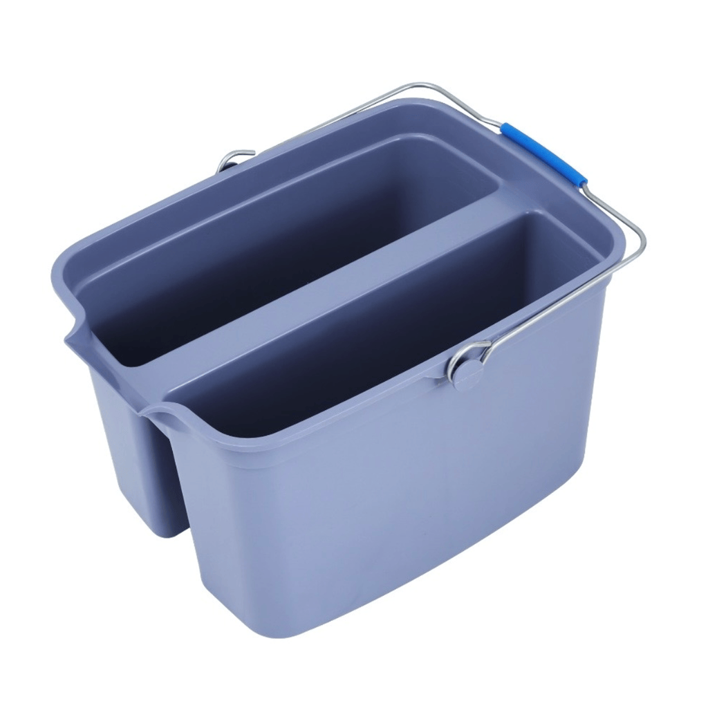 Topmop Cleaning Tools & Accessories Topmop Turquoise Two-Compartment Utility Pail - B-041