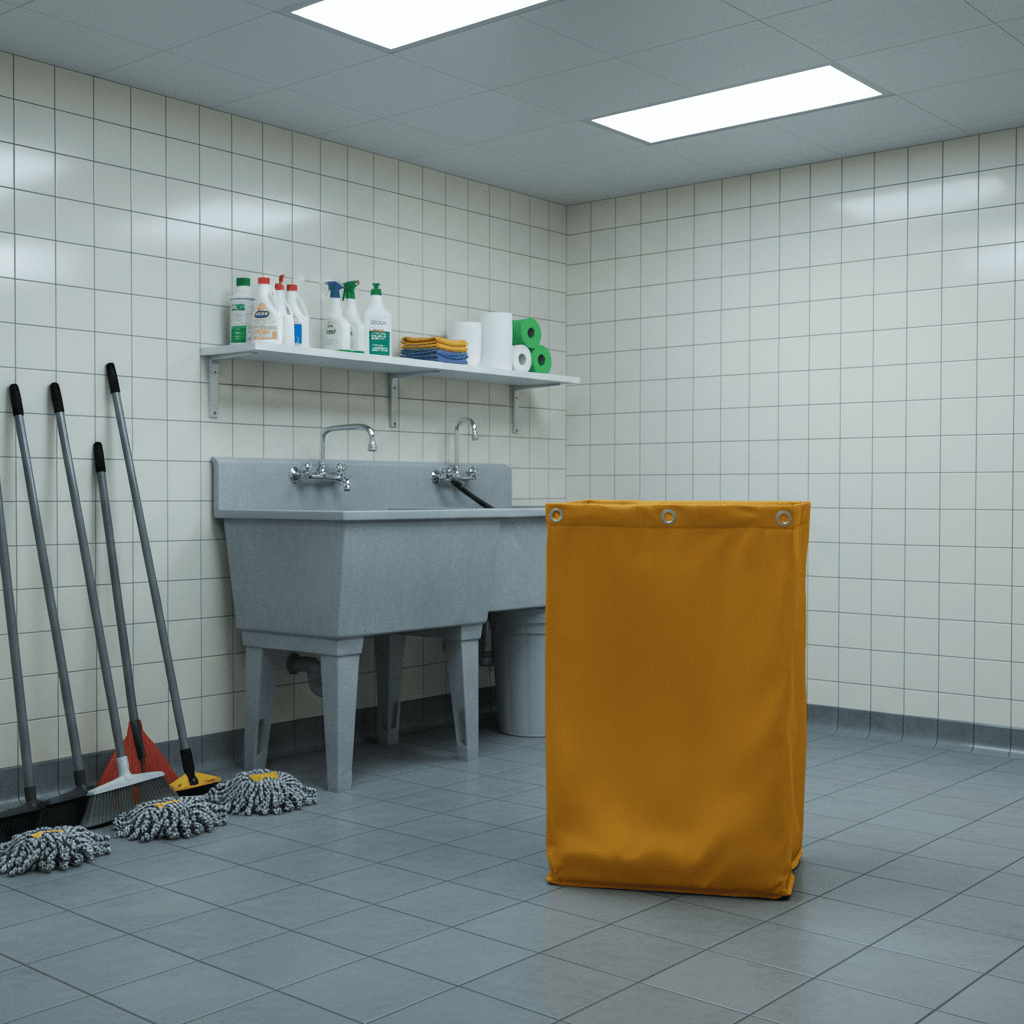 Topmop Cleaning Tools & Accessories Topmop Yellow Replacement Bag for Guest Room Service Carts