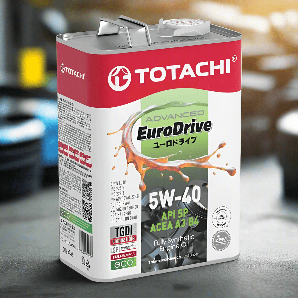 Totachi Engine Oils & Vehicle Fluids Totachi Engine Oil Eurodrive 5W-40 SP A3/B4 - 1L & 4L