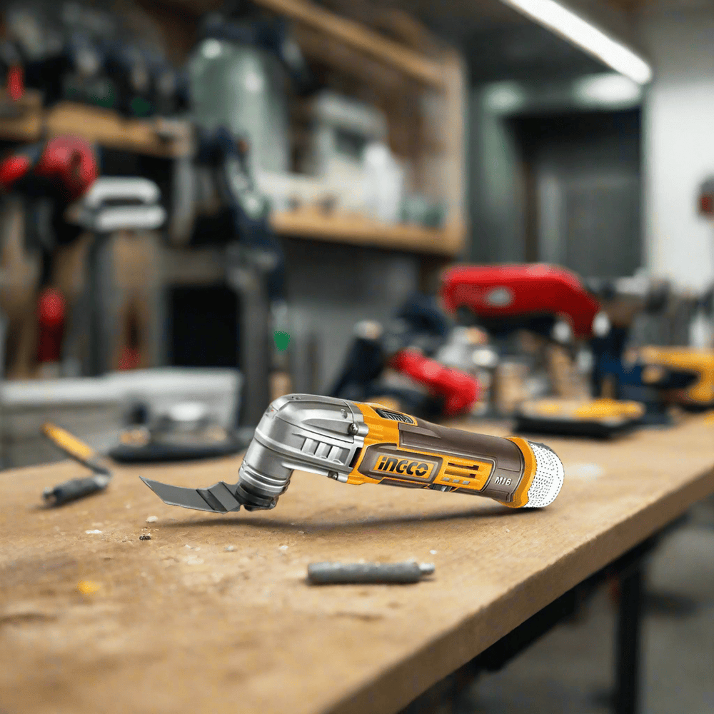 Total Rotary & Oscillating Tool Ingco 16V Lithium-Ion Cordless Multi-Tool - CMLI16222