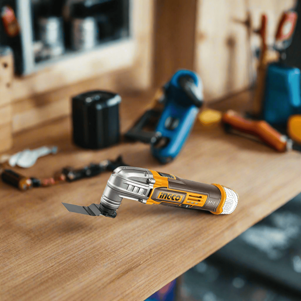 Total Rotary & Oscillating Tool Ingco 16V Lithium-Ion Cordless Multi-Tool - CMLI16222