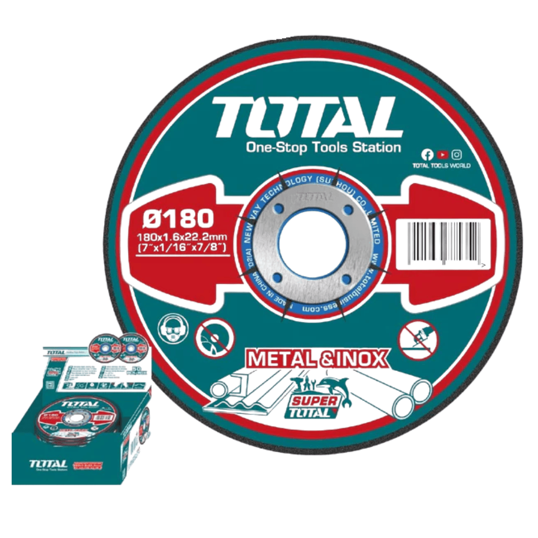 Total Grinding & Cutting Wheels Total 180 x 1.6m Abrasive Metal Cutting disc - TAC2161802