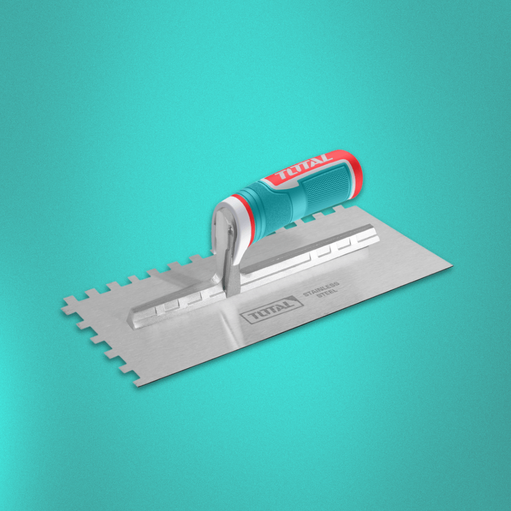 Total Specialty Hand Tools Total 280x130mm Plastering Trowel With Teeth - THTT81286