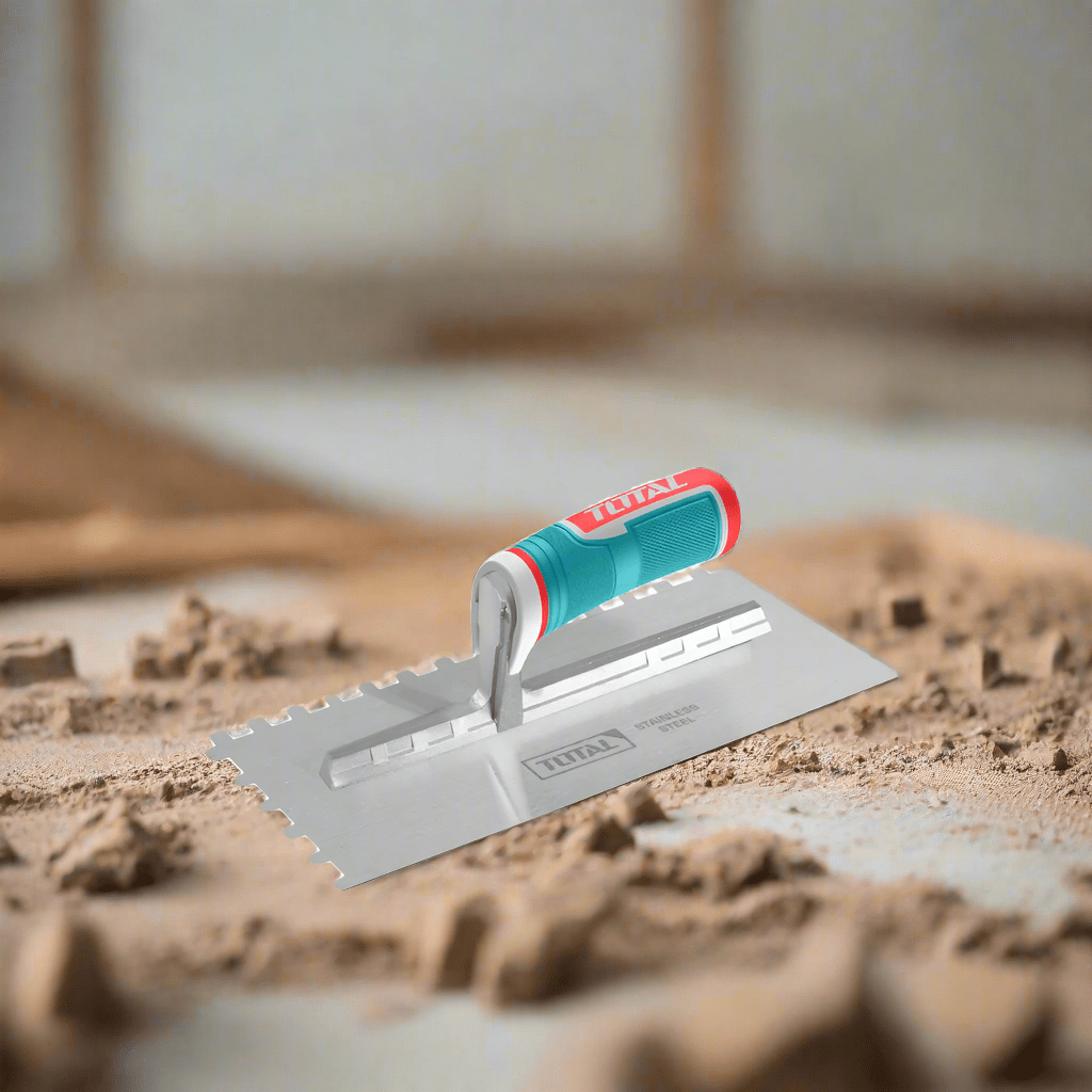 Total Specialty Hand Tools Total 280x130mm Plastering Trowel With Teeth - THTT81286