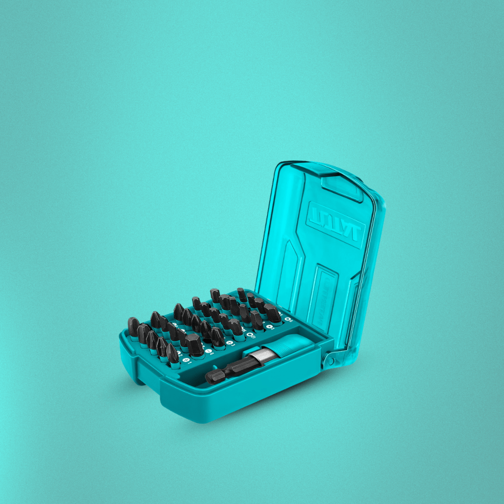 Total Screwdriver Bits Total 30 Pieces 25mm Impact Screwdriver Bits Set - TACSD18306