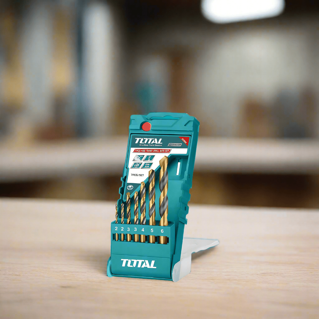 Total Drill Bits Total 7 Pieces HSS Drill Bit - TACSD0075