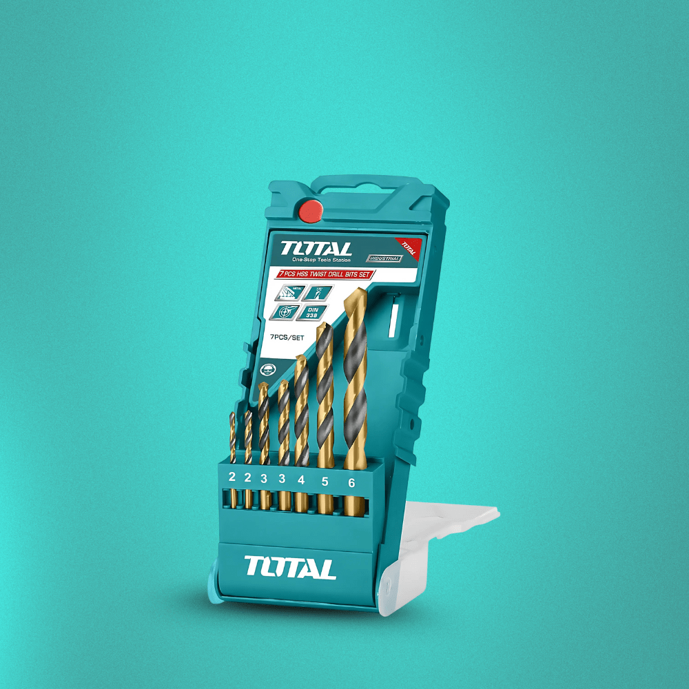 Total Drill Bits Total 7 Pieces HSS Drill Bit - TACSD0075
