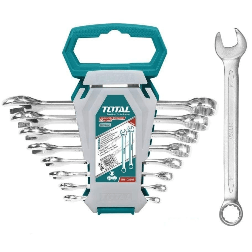 Total Wrenches Total 8 Pieces Combination Spanner Set - THT102286-I