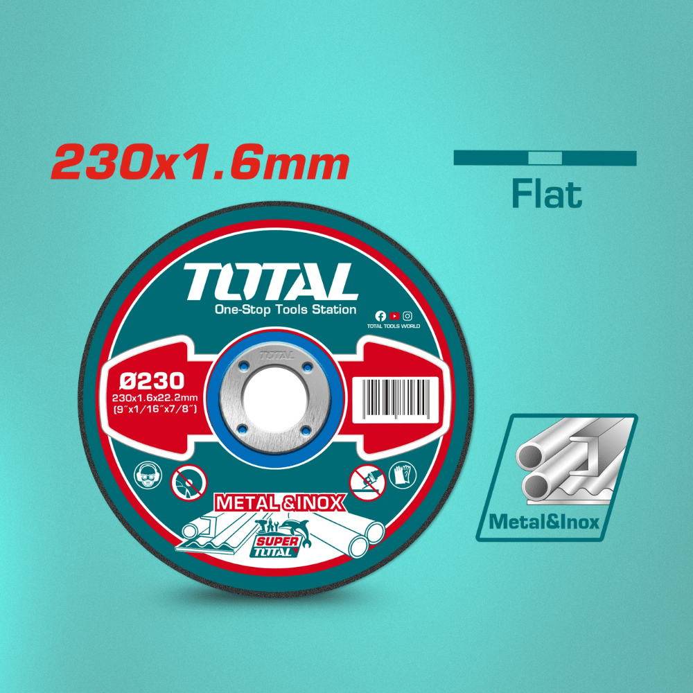 Total Grinding & Cutting Wheels Total Abrasive Metal Cutting Disc 230 x 1.6mm - TAC2162301