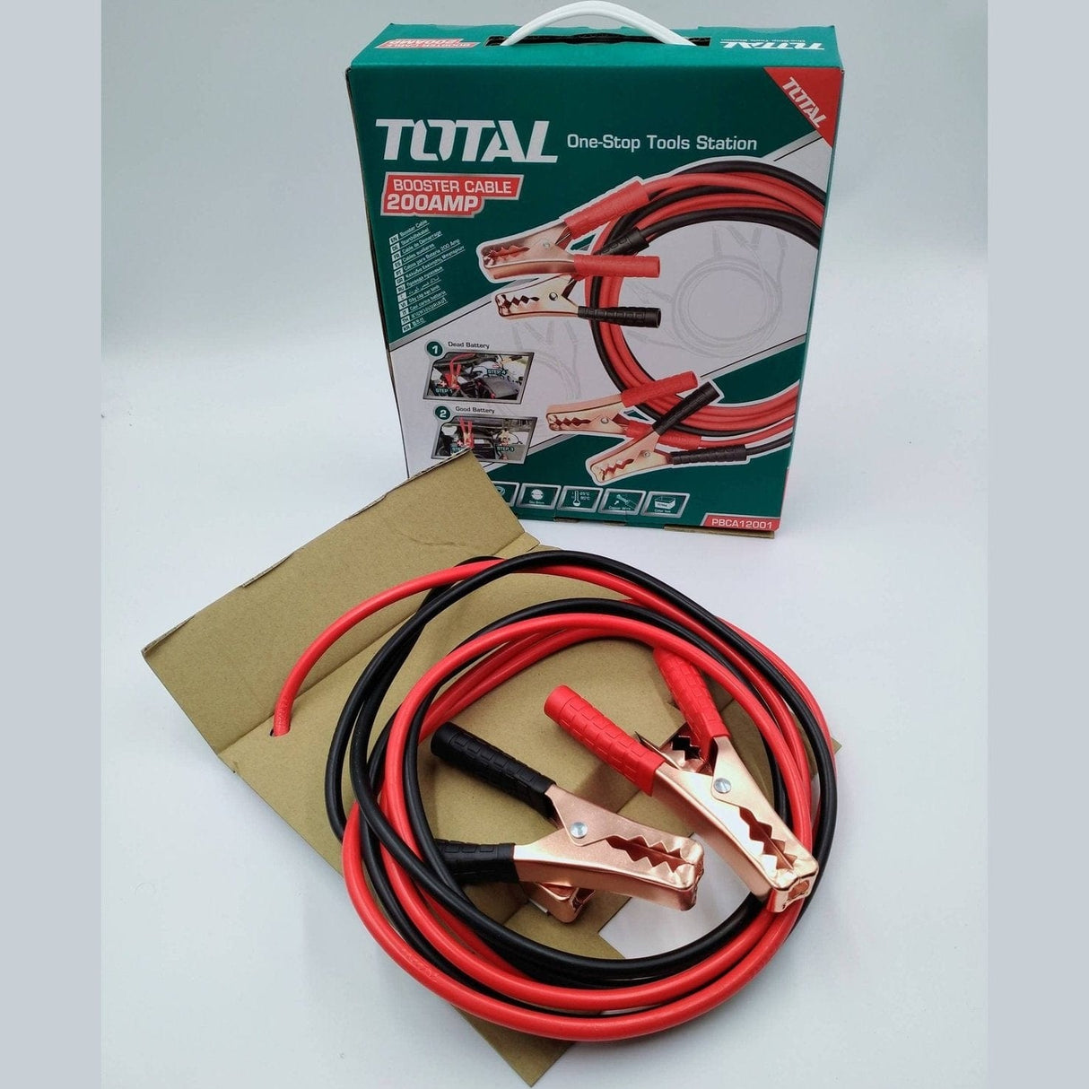 Total Batteries and Booster Cables Total Booster cable 200AMP - PBCA12001