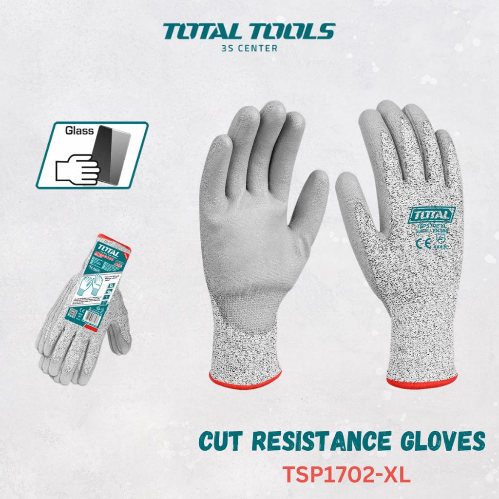 Total Work Gloves Total Cut-Resistant Gloves - TSP1702-XL
