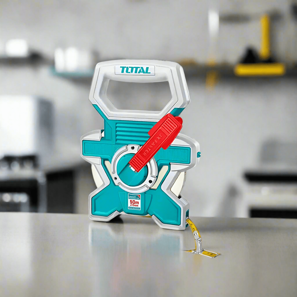Total Tape Measure Total Fibreglass Measuring Tape 50mx15mm - TMTF18506